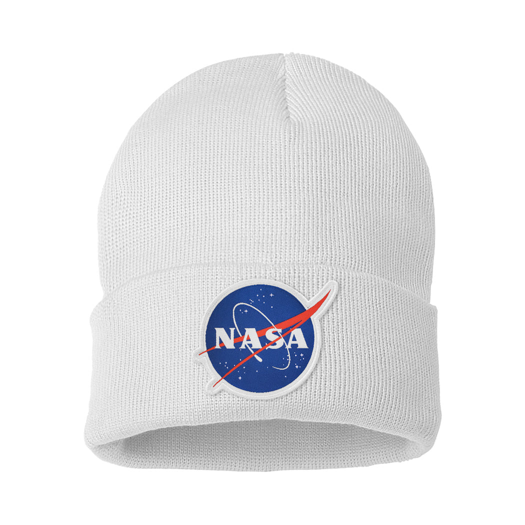 Nasa Meatball Logo Cuff Knit Beanie