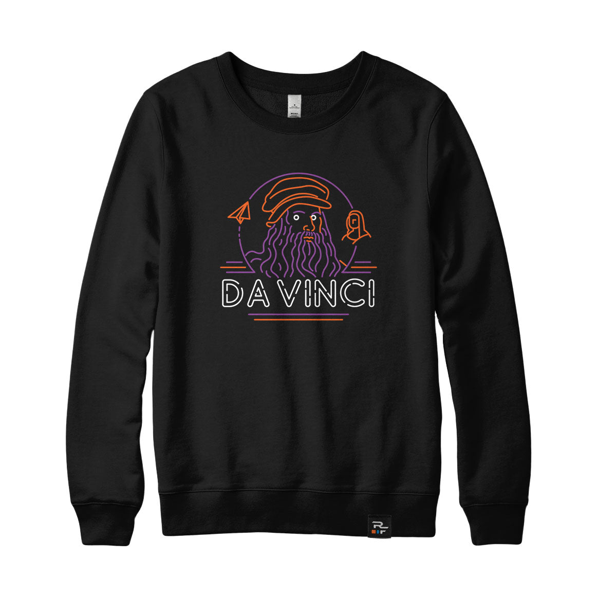 Neon Da Vinci Sweatshirt or Hoodie