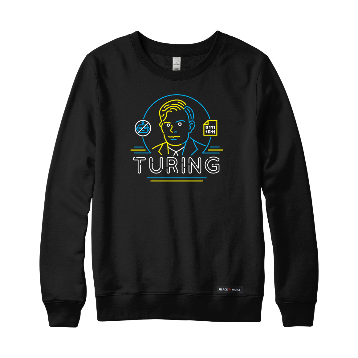 Neon Turing Sweatshirt or Hoodie