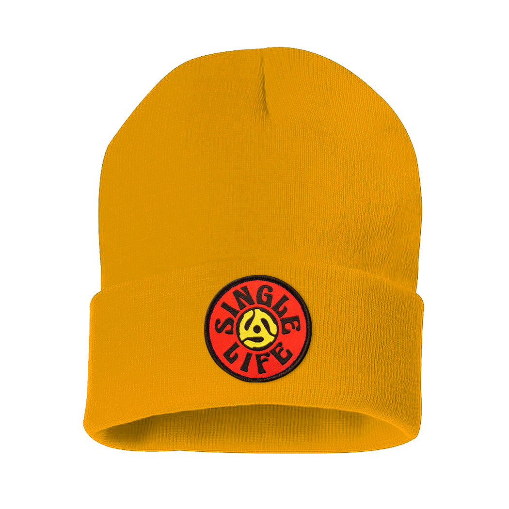Single Life 45 RPM Cuff Knit Beanie