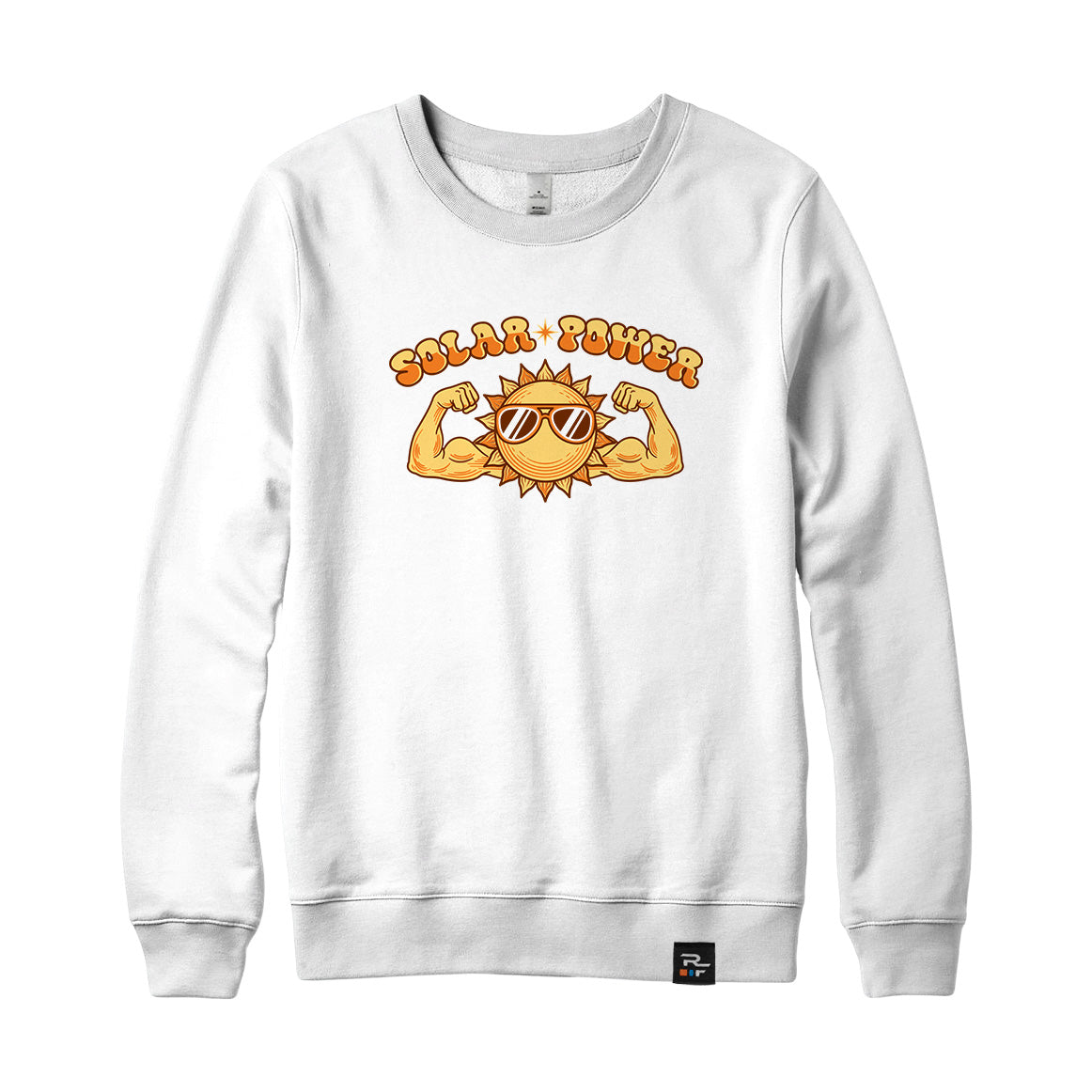 Solar Power Muscular Sun Sweatshirt or Hoodie