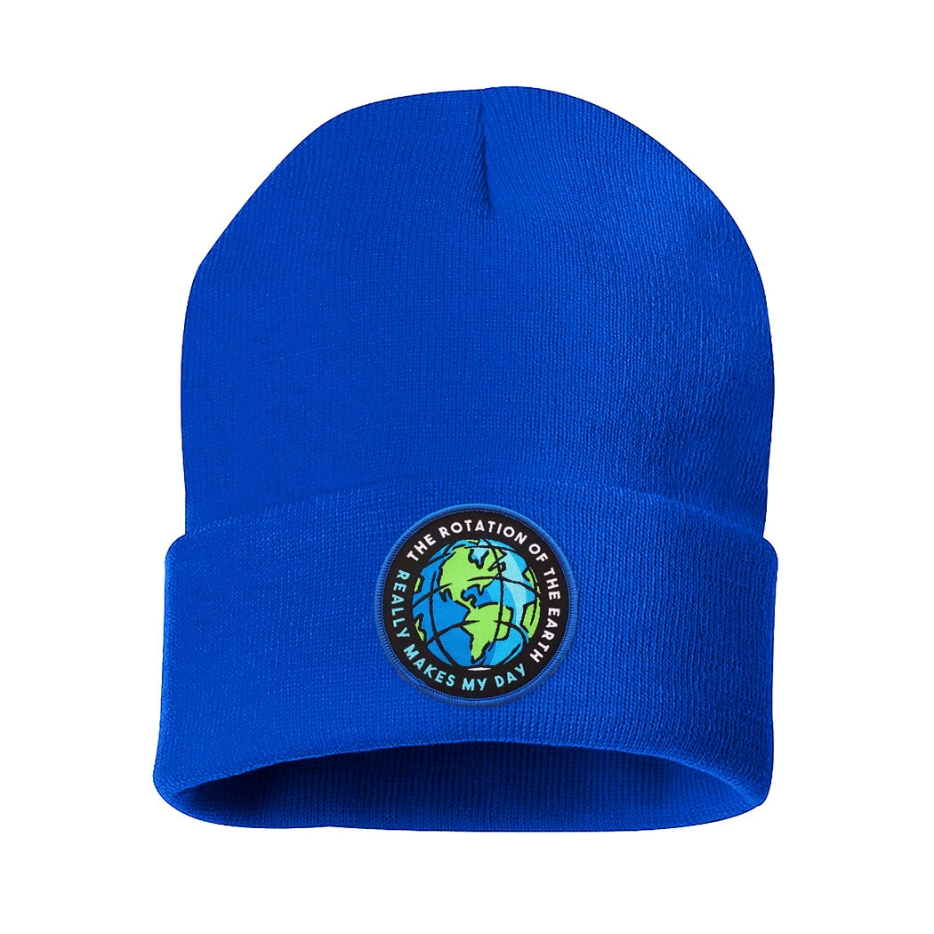 The Rotation of the Earth Cuff Knit Beanie