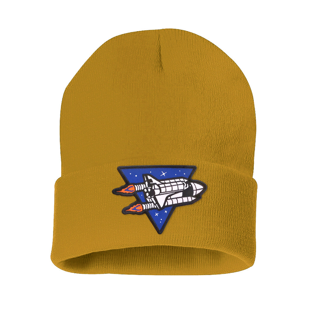 Space Shuttle Cuff Knit Beanie