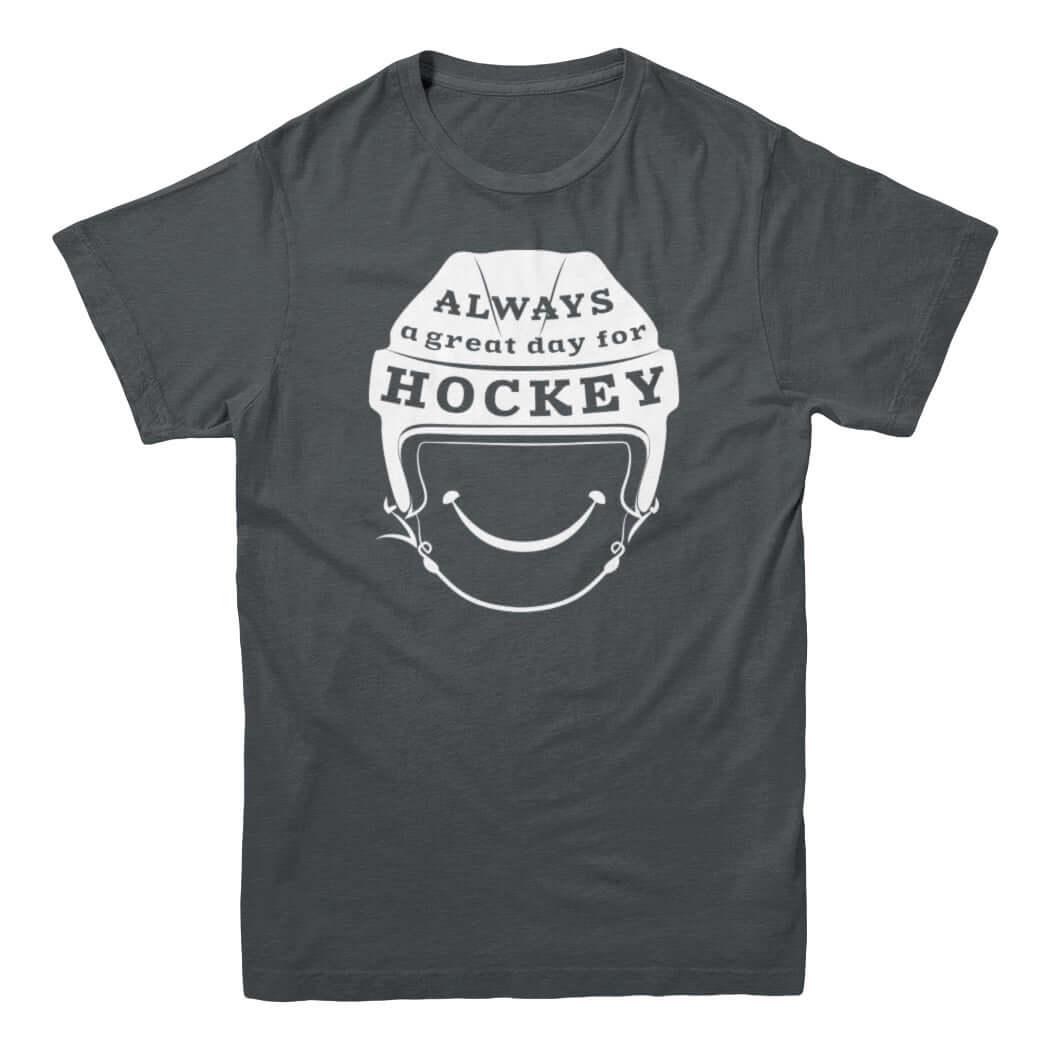 Always A Great Day for Hockey T-shirt - Rocket Factory Apparel