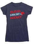Blood Sweat and Hockey T-shirt - Rocket Factory Apparel