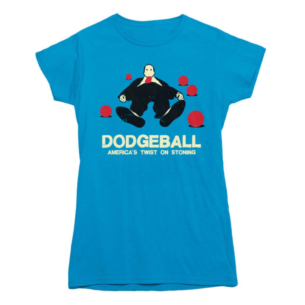 Dodgeball: America's Twist on Stoning T-shirt - Rocket Factory Apparel