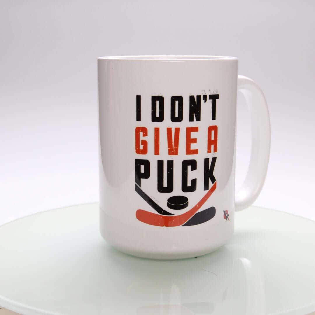 I Don&#39;t Give a Puck Mug - Rocket Factory Apparel