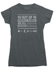 10 out of 10 People Agree Statistics T-Shirt - Rocket Factory Apparel