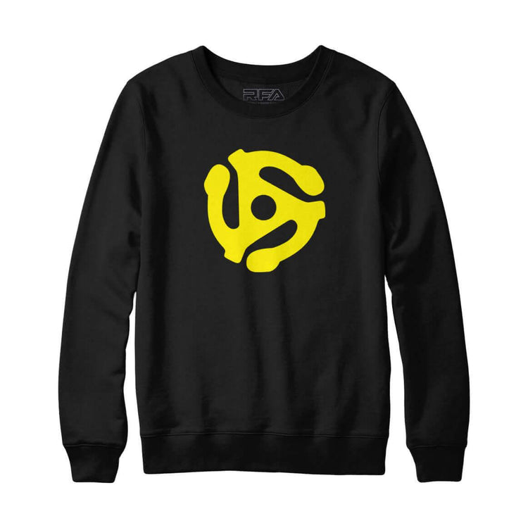 45 RPM Record Adapter Hoodie Sweatshirt - Rocket Factory Apparel