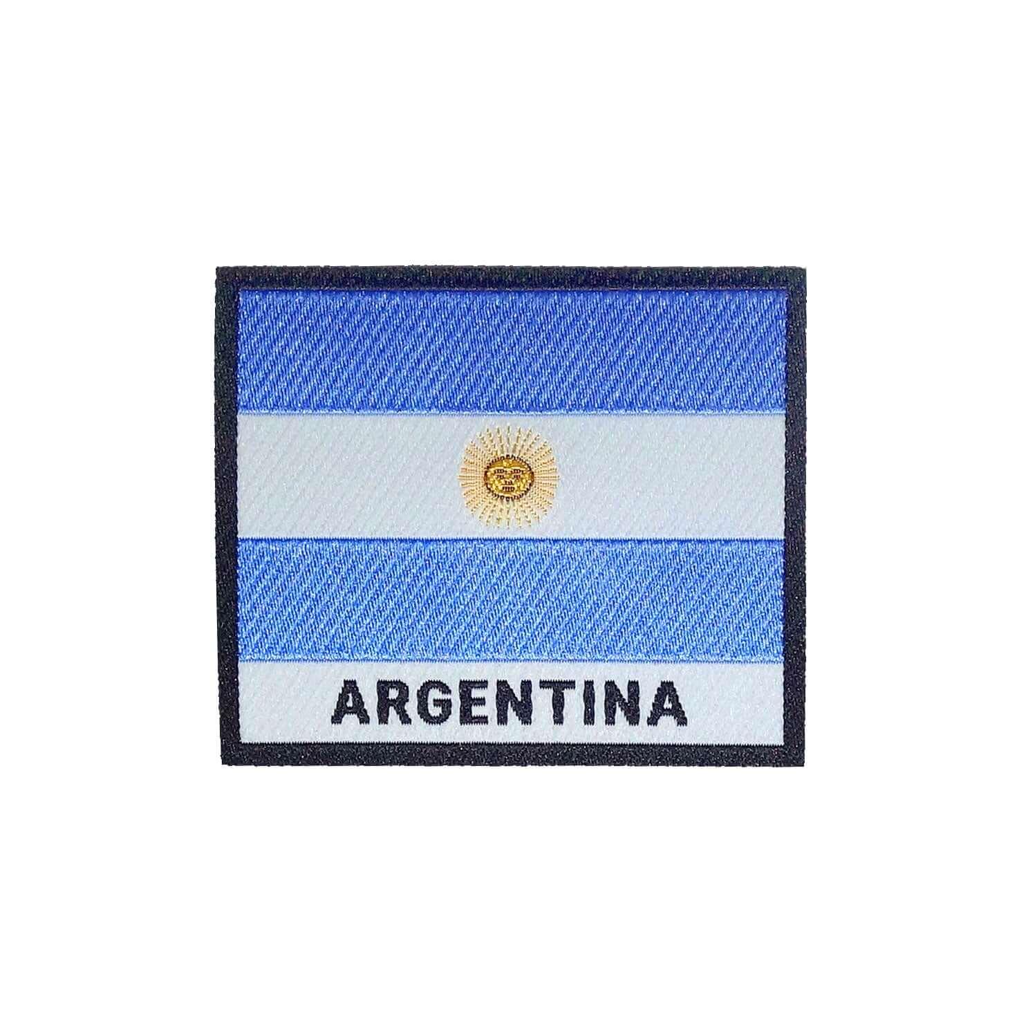 Argentina  Flag Iron On Patch - Rocket Factory Apparel