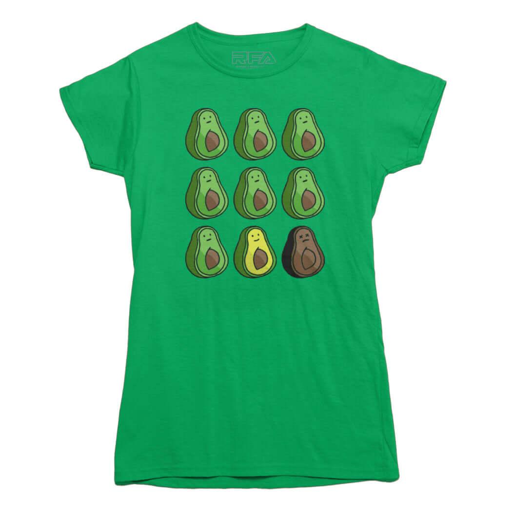 Avocado Timeline T-shirt - Rocket Factory Apparel