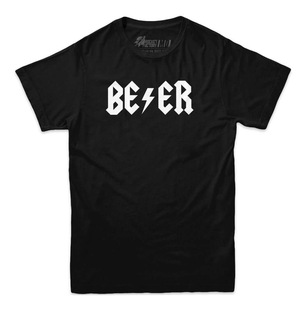 Beer AC/DC Logo T-Shirt - Rocket Factory Apparel