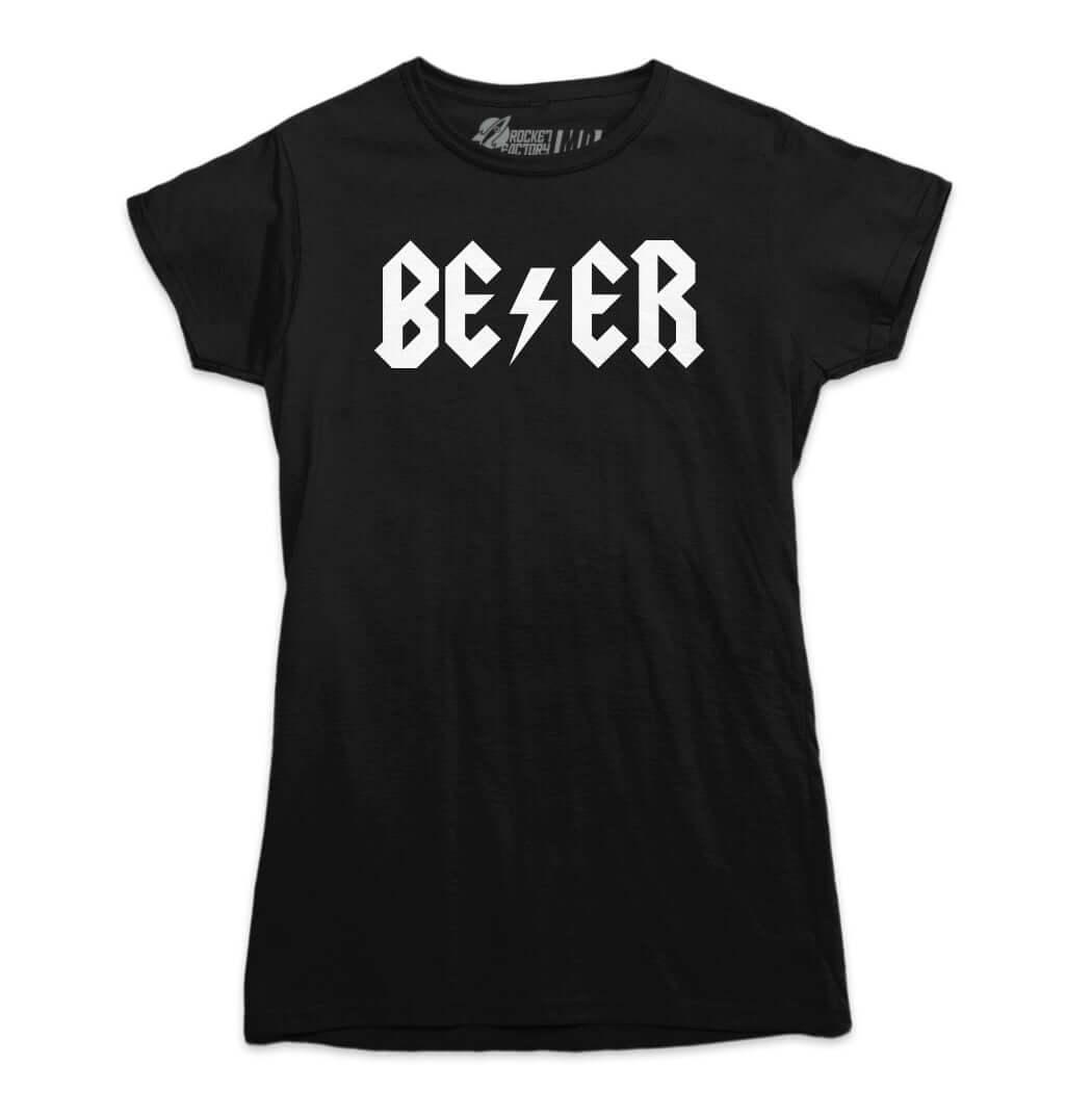 Beer AC/DC Logo T-Shirt Funny Drinking Party Brewing Novelty Gift Tee ...