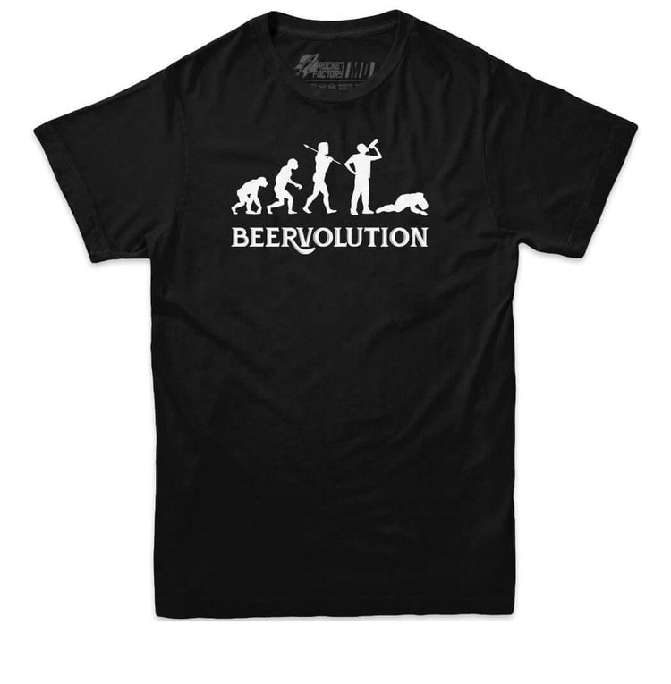 Beervolution Mens Tshirt Black