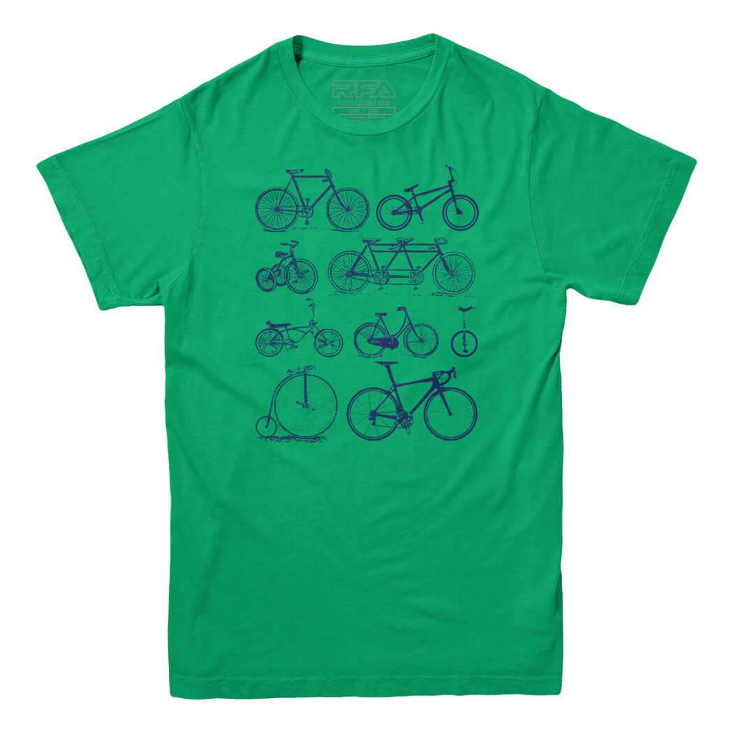 Bicycle Collection T-shirt - Rocket Factory Apparel
