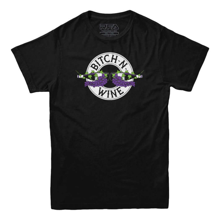 Bitch-N-Wine T-shirt - Rocket Factory Apparel