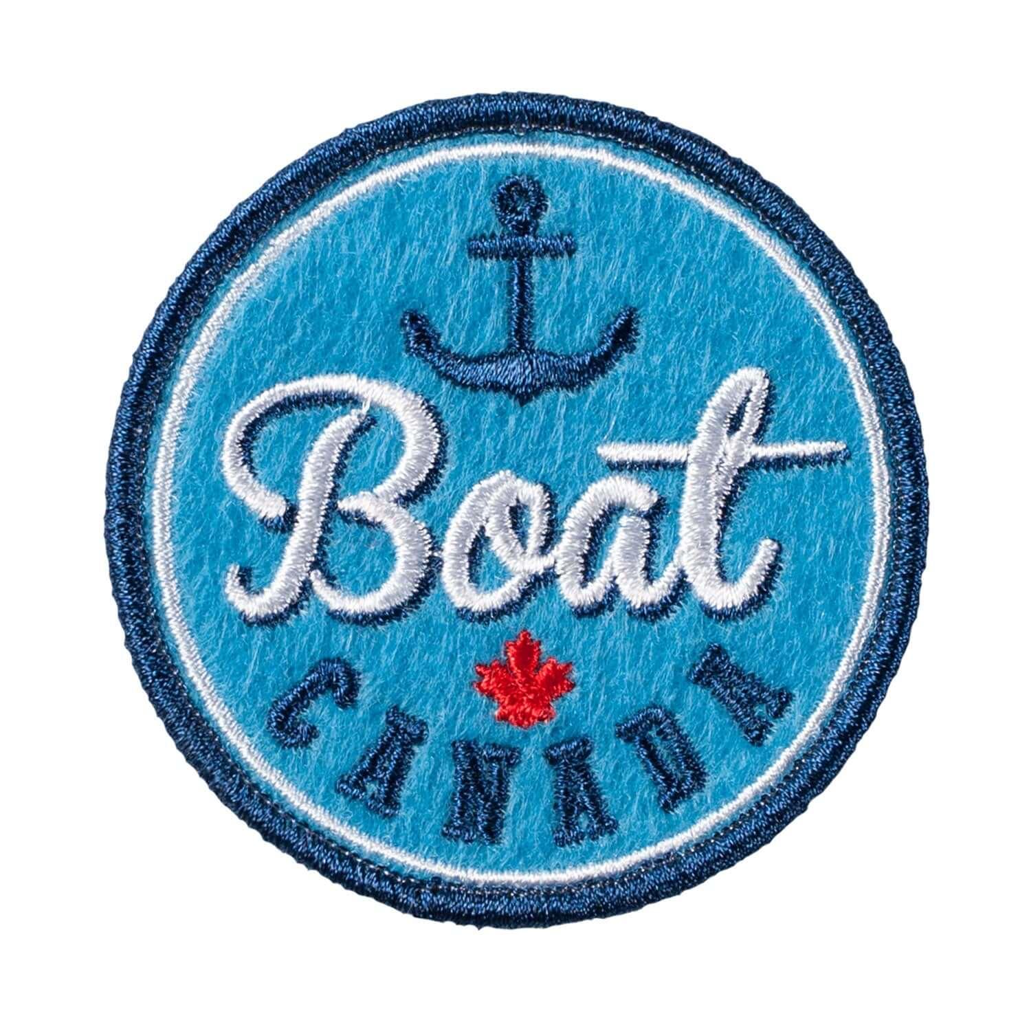 Boat Canada Iron On Patch - Rocket Factory Apparel