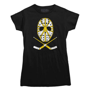 Retro Boston Hockey Goalie Mask T-shirt - Rocket Factory Apparel