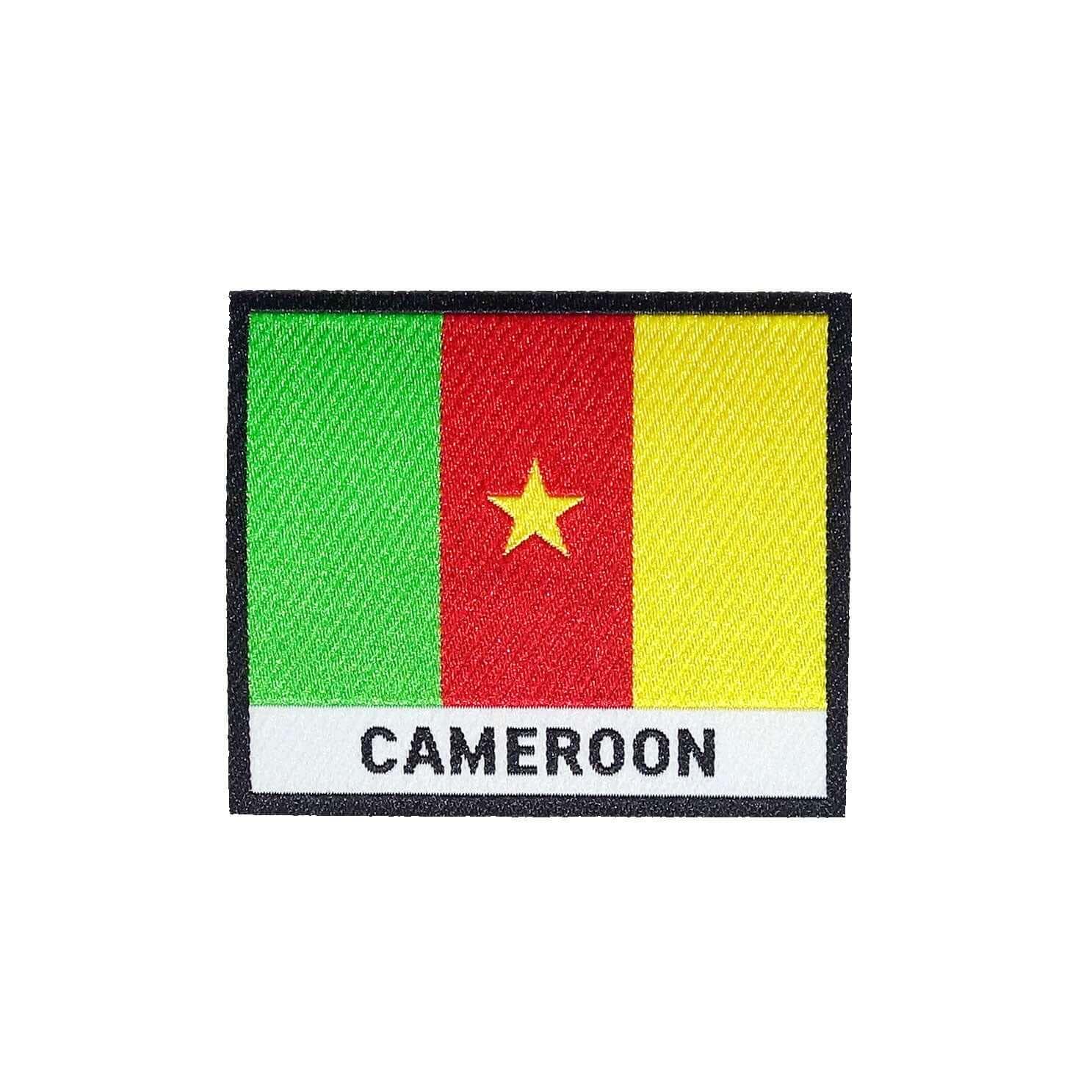 Cameroon Flag Iron On Patch - Rocket Factory Apparel