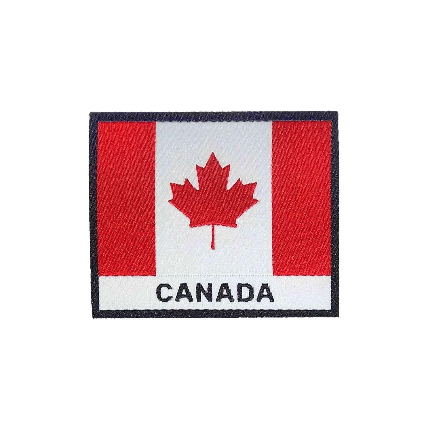 Canada Flag Iron On Patch - Rocket Factory Apparel