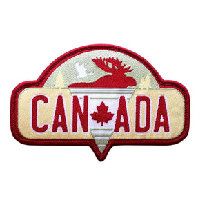 Canada Moose with Goose Iron On Patch - Rocket Factory Apparel