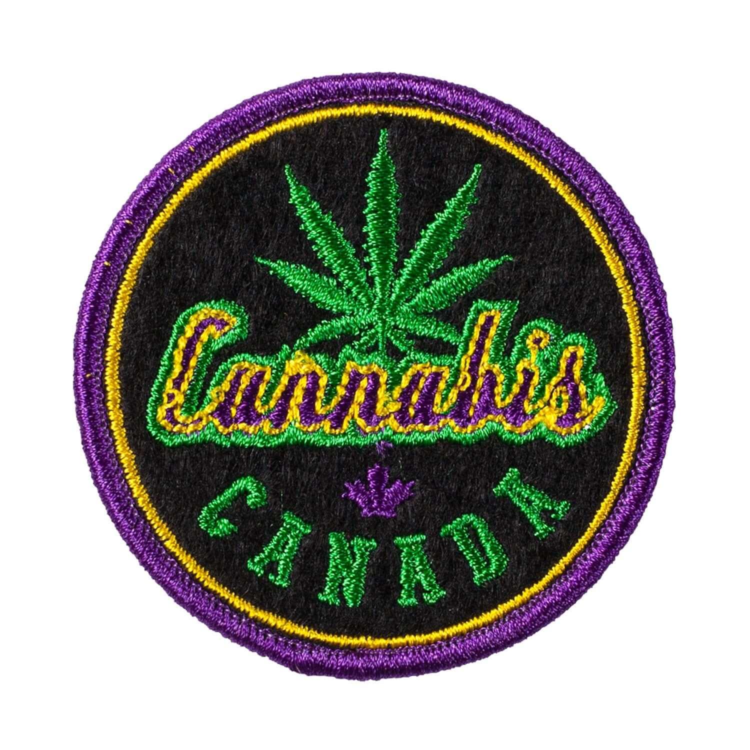 Cannabis Canada Iron On Patch - Rocket Factory Apparel