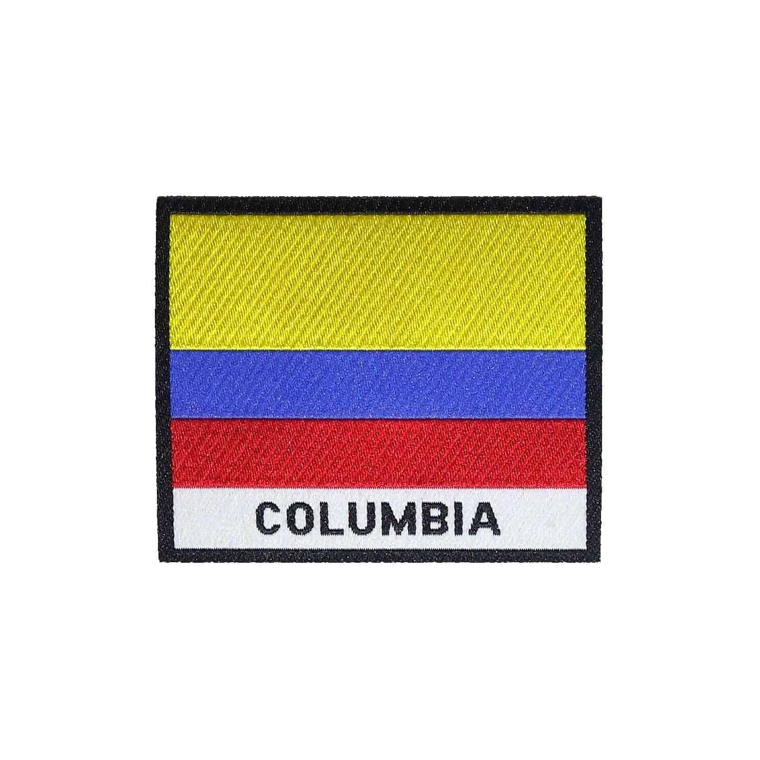 Columbia Flag Iron On Patch - Rocket Factory Apparel