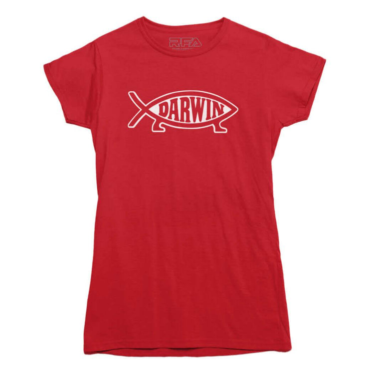 Darwin Fish T-shirt - Rocket Factory Apparel