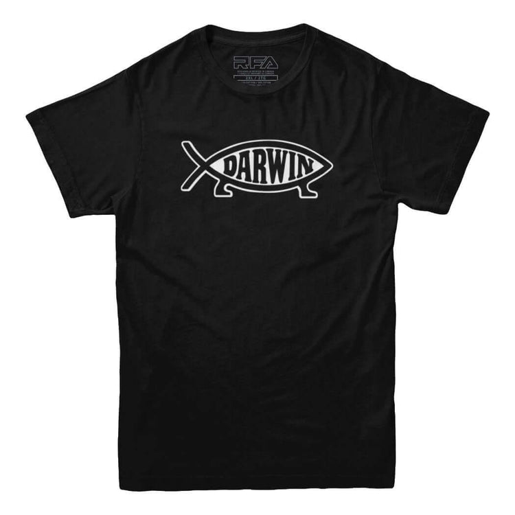 Darwin Fish T-shirt - Rocket Factory Apparel