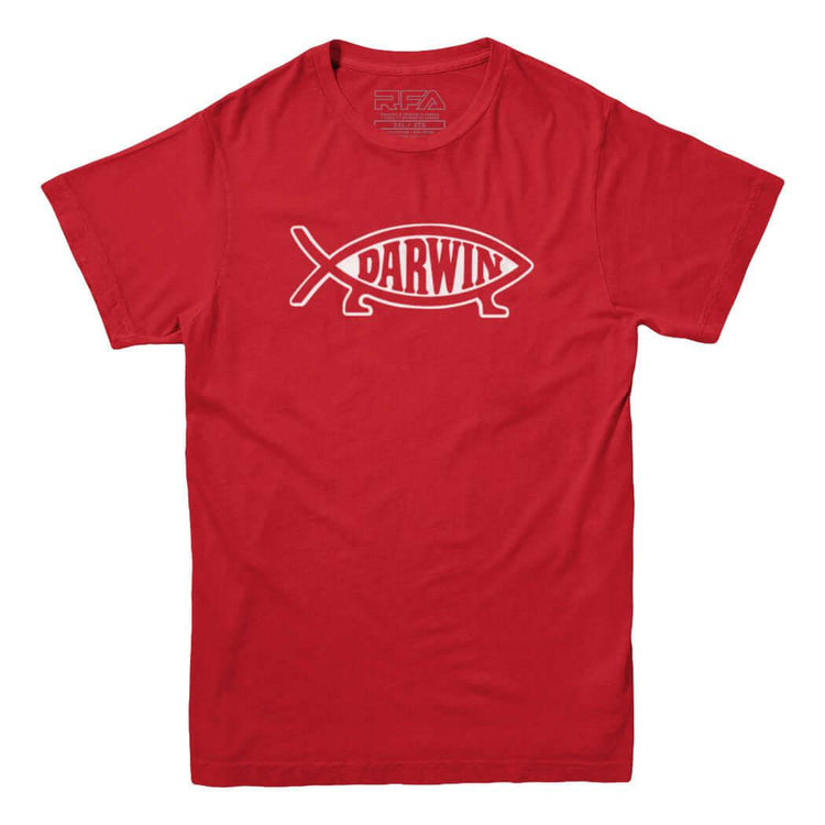 Darwin Fish T-shirt - Rocket Factory Apparel