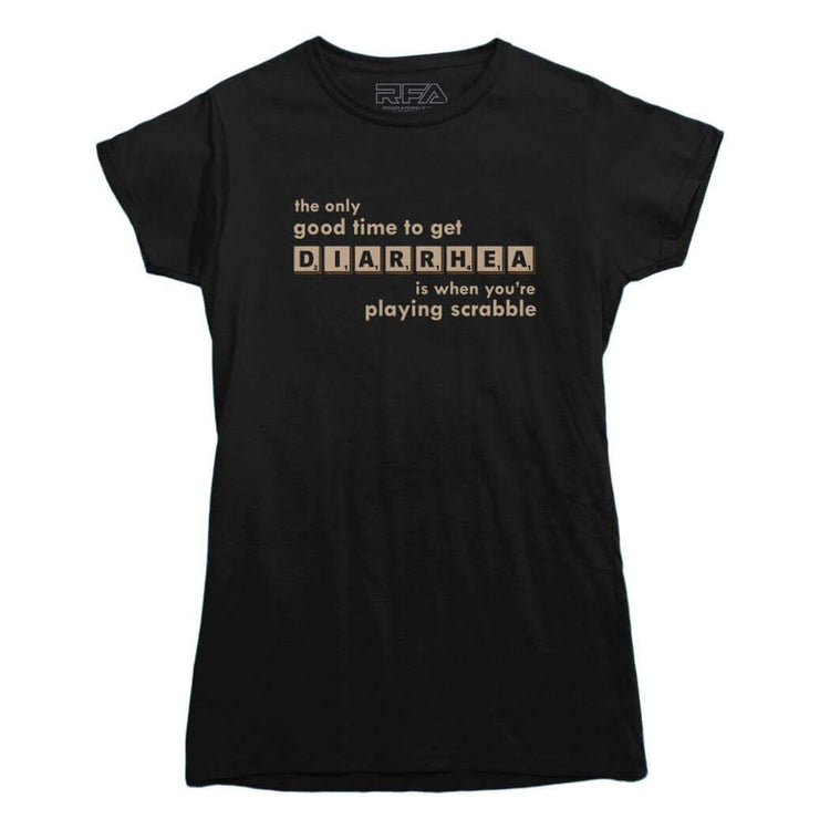 Scrabble Diarrhea T-shirt - Rocket Factory Apparel