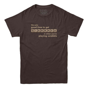 Scrabble Diarrhea T-shirt - Rocket Factory Apparel