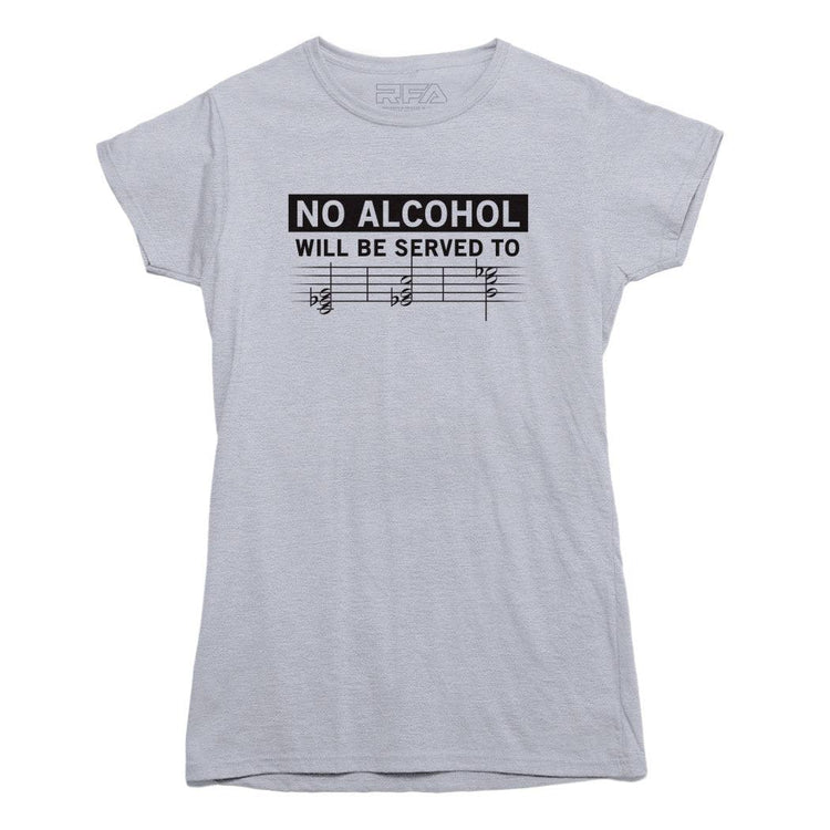 We Don't Serve Minors Music T-shirt - Rocket Factory Apparel