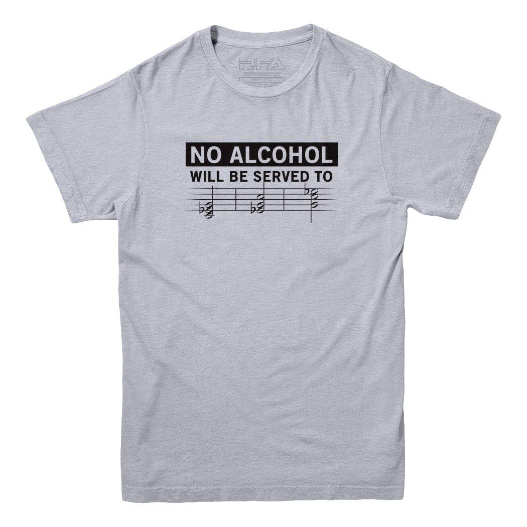 We Don't Serve Minors Music T-shirt - Rocket Factory Apparel