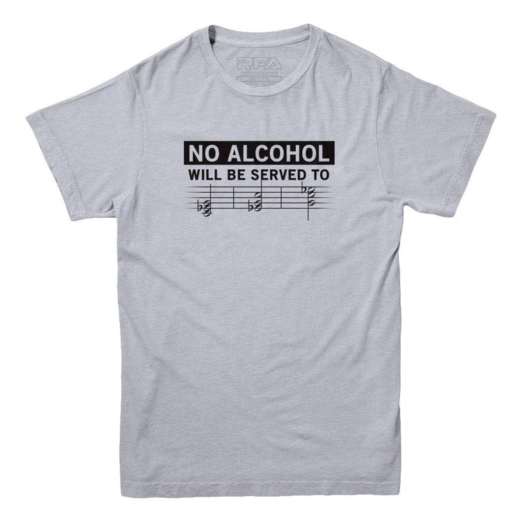 We Don't Serve Minors Music T-shirt - Rocket Factory Apparel