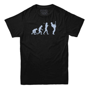 Evolution of a Guitarist T-Shirt - Rocket Factory Apparel