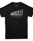 Evolution of A Plumber T-shirt - Rocket Factory Apparel