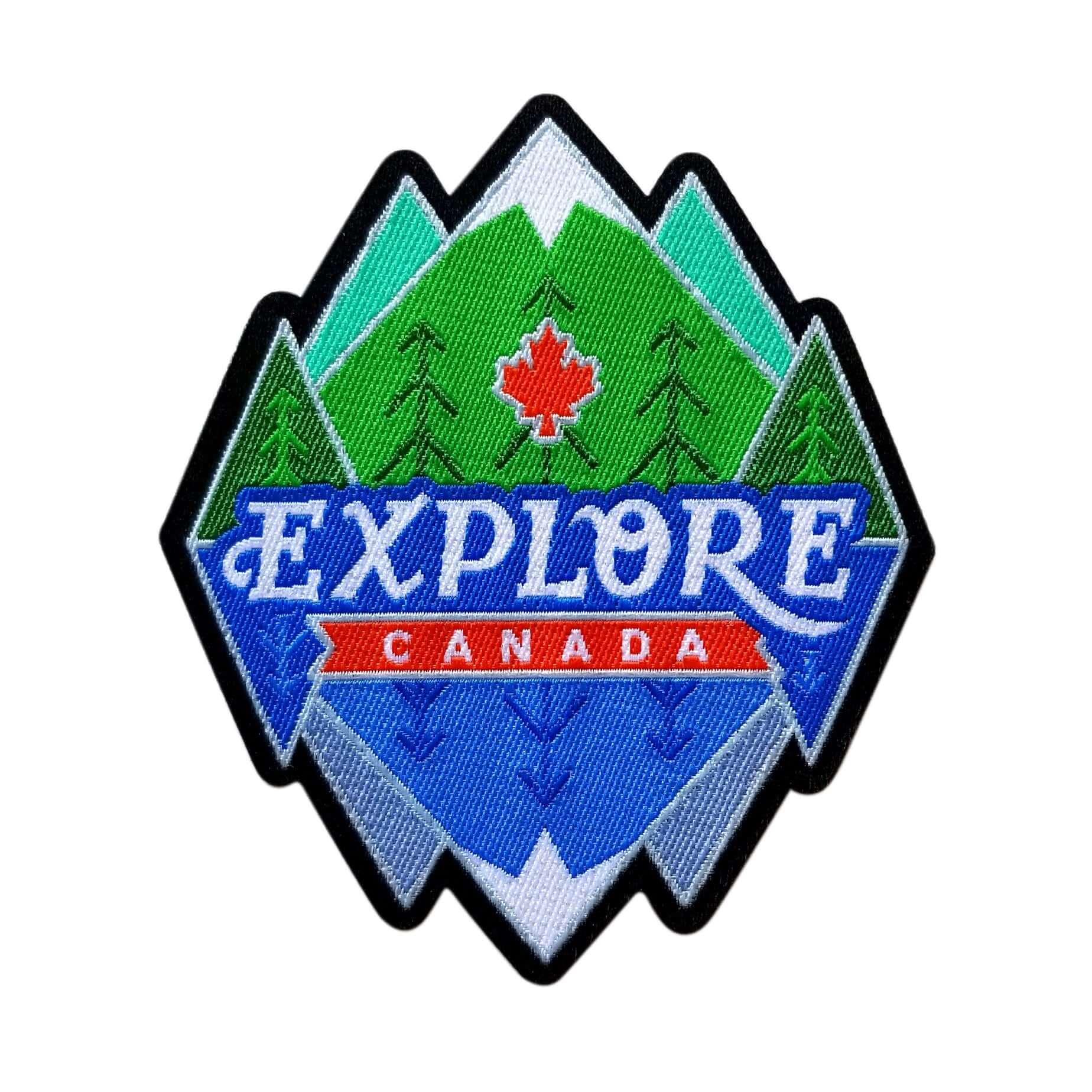 Explore Canada Iron On Patch - Rocket Factory Apparel