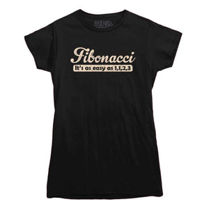 Fibonacci Funny Math T-Shirt - Rocket Factory Apparel