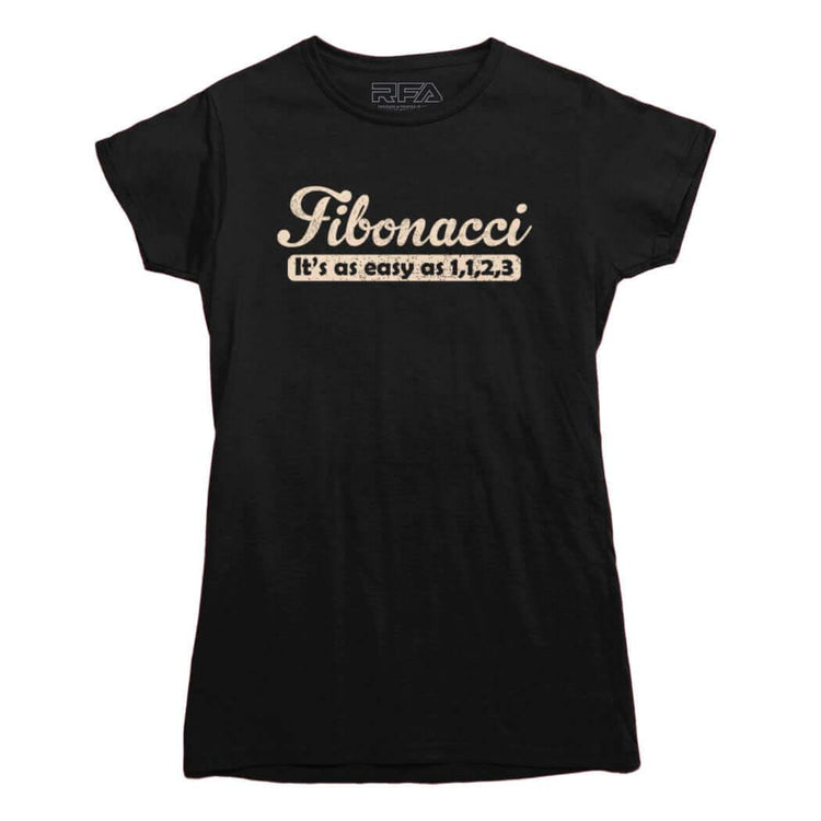Fibonacci Funny Math T-Shirt - Rocket Factory Apparel