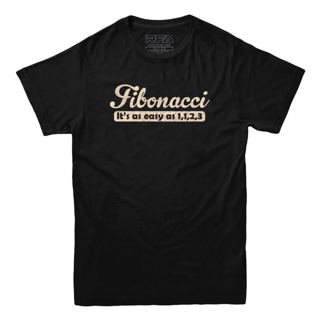 Fibonacci Funny Math T-Shirt - Rocket Factory Apparel