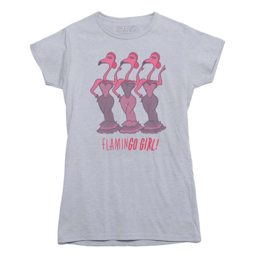 Flamin Go Girl T-shirt - Rocket Factory Apparel