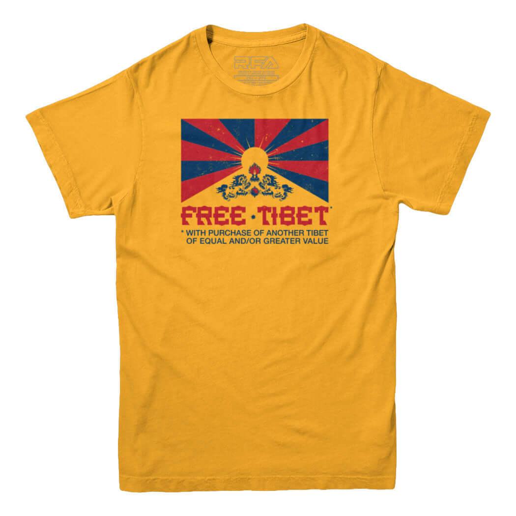 Free Tibet T-Shirt - Rocket Factory Apparel