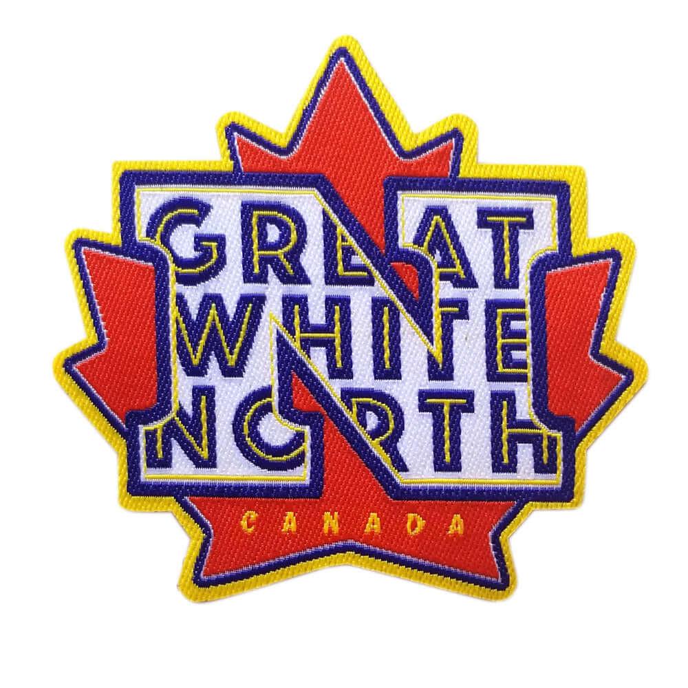 Great White North Iron on Patch - Rocket Factory Apparel