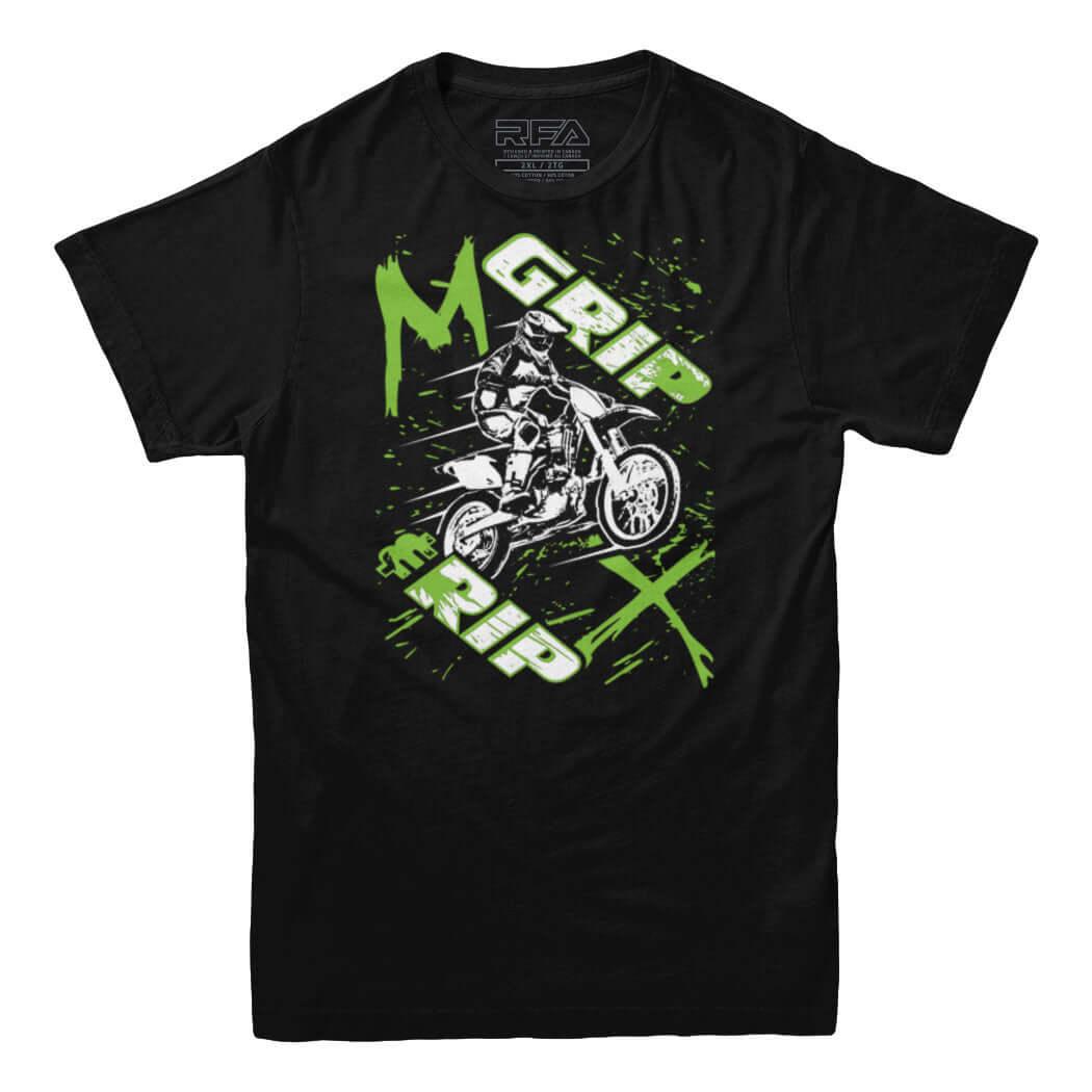 Grip &amp; Rip Motocross T-Shirt - Rocket Factory Apparel