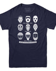 Hockey Goalie Mask Evolution T-shirt - Rocket Factory Apparel