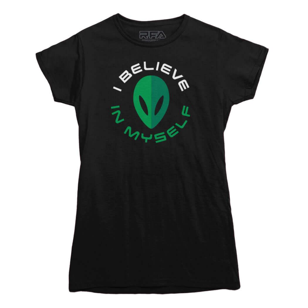 I Believe in Myself Alien T-shirt - Rocket Factory Apparel