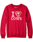 I Love Cows T-Bone Hoodie Sweatshirt