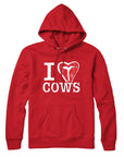 I Love Cows T-Bone Hoodie Sweatshirt