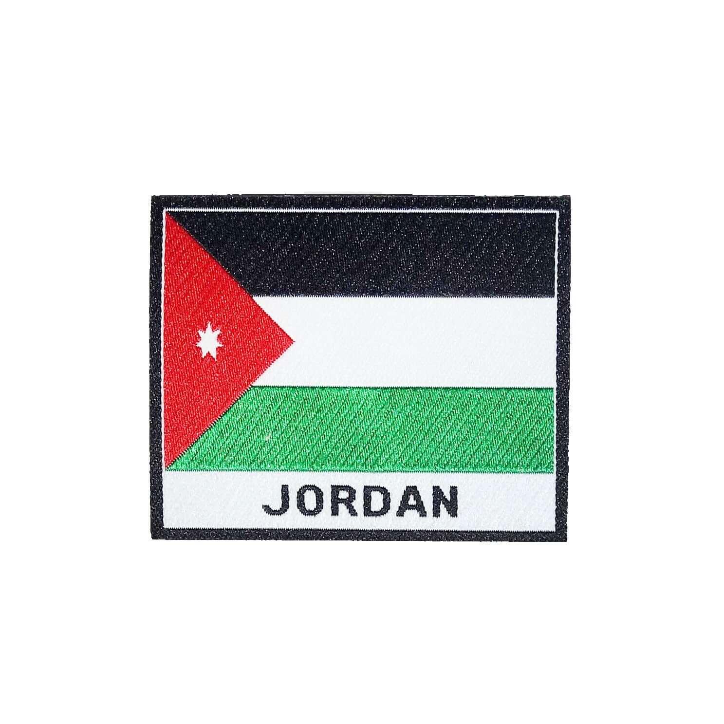 Jordan Flag Iron On Patch - Rocket Factory Apparel